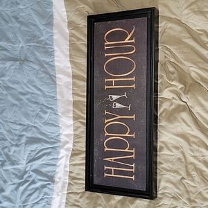 Happy hour house sign picture